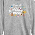 thumbnail image 3 of Disney Classics - Cats & Dogs - I Want All The Disney Dogs - Toddler And Youth Long Sleeve Graphic T-Shirt, 3 of 5