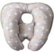 thumbnail image 1 of Banana Neck Pillow for Kids - Neck Support - Stroller Travel Pillow (Orange Star), 1 of 5