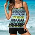thumbnail image 4 of Pntutb Tankini Swimsuits for Women Two Piece Swim Top Shorts Conservative Bathing Suits, 4 of 6