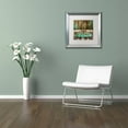 thumbnail image 3 of Trademark Fine Art "Le Bain Aqua" Canvas Art by Color Bakery White Matte, Silver Frame, 3 of 4