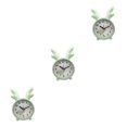thumbnail image 3 of relayinert Réveil en Forme de Rabbit Deer Mignon pour Chambre Style Nordique Ludique et Attachant Cerf Vert 3Ensemble, 3 of 6