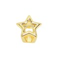 thumbnail image 5 of Unique Bargains 1 Pc Fake Grills Hip Hop Hollowout Five-Pointed Star Teeth Grillz Gold Tone, 5 of 6