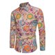 thumbnail image 1 of Camisas de manga larga con estampados de cachemira de la antigua Babilonia con estampado 3D vintage para hombres, blusas y camisas con gráficos de tótem espiritual hinduismo, 1 of 6