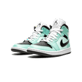 thumbnail image 2 of JORDAN WOMENS AIR JORDAN 1 MID Womens "Aqua Black" BQ6472 300 BQ6472 300 from Stadium Goods, 2 of 9