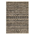thumbnail image 3 of Garvee 10'x13' Large Vintage Rugs for Living Room Farmhouse Geometric Area Rug Non-Slip Low Pile Floor Carpet for Bedroom, Black/Brown, 3 of 8