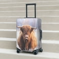 thumbnail image 5 of Uemuo Yak Printed Washable Luggage Cover - Fashion Suitcase Protector Fits 18-32 Inch Luggage -Small, 5 of 9
