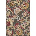 thumbnail image 1 of HomeRoots 354122 Tapis Rond en Polypropylène Taupe Traité aux UV 7 Pi. 6 Po., 1 of 1