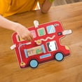 thumbnail image 3 of Toddlers Busy Board Early Learning Educational Toy Montessori Busy Board Sensory, 3 of 9