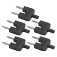 thumbnail image 4 of Dual Banana Plug Connector,  Conductivity Dual Banana Plug Widely Used 1 Female To 2 Male Strong Connectivity Double Row  For Electronic Instruments Red,Black, 4 of 8