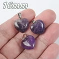 thumbnail image 3 of U8MO 5PCS Heart Shape 16mm 20mm 25mm Natural Stone Dangle Drop Pendants DIY Jewelry-Goldstone-16mm, 3 of 5