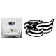 thumbnail image 5 of Pegatinas de pared de espejo 3d Decoración de del águila patriótica de material acero-arte de de la cabeza del pájaro para , , regalos antiguos Fanmusic Pegatinas de pared de espejo 3d, 5 of 7
