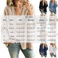thumbnail image 3 of Xdegoge Cardigan Sweaters for Women Lightweight Open Front Casual Loose Fit 3/4 Sleeve Cover Up Tops Flowy Spring Summer Vacation Lounge Everyday Wear, 3 of 9