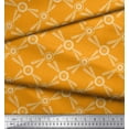 thumbnail image 2 of Soimoi Poly Georgette Fabric Dots & Circle Geometric Print Fabric by Yard 52 Inch Wide, 2 of 5