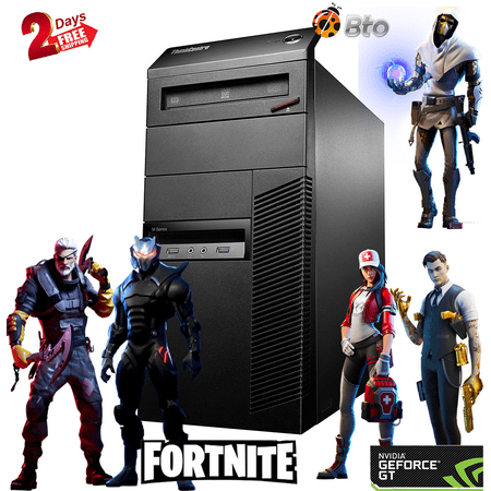 Gaming computer Lenovo M93p Tower Desktop PC Core i5-4th, 16GB Ram, 240GB SSD, 500GB HDD, Nvidia GT 730 4GB, Keyboard & Mouse, WiFi, Bluetooth, Win10 Home