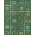 thumbnail image 1 of Ahgly Company Indoor Rectangle Abstract Army Green Abstract Area Rugs, 7' x 10', 1 of 6