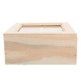 thumbnail image 6 of LEORX 1Pcs Tea Bags Container in Khaki for Home Use Wooden Organizer, 6 of 8