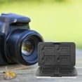 thumbnail image 3 of Milisten Memory Card Storage Case with 8 Slots Waterproof Organizer for Cards, 3 of 7