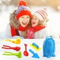 thumbnail image 4 of F Winter Play Kit 7 Piece With Snowball Clips And Molds For Children Educational Fun In Cold Weather Adventures, 4 of 8