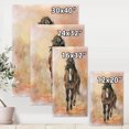thumbnail image 4 of Designart Portrait De Beau Cheval Alezan II Art mural sur toile, 4 of 4