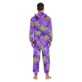 thumbnail image 7 of joogoo Palm Trees Purple Unisex Adults Onesies Pajamas Jumpsuits L, 7 of 7