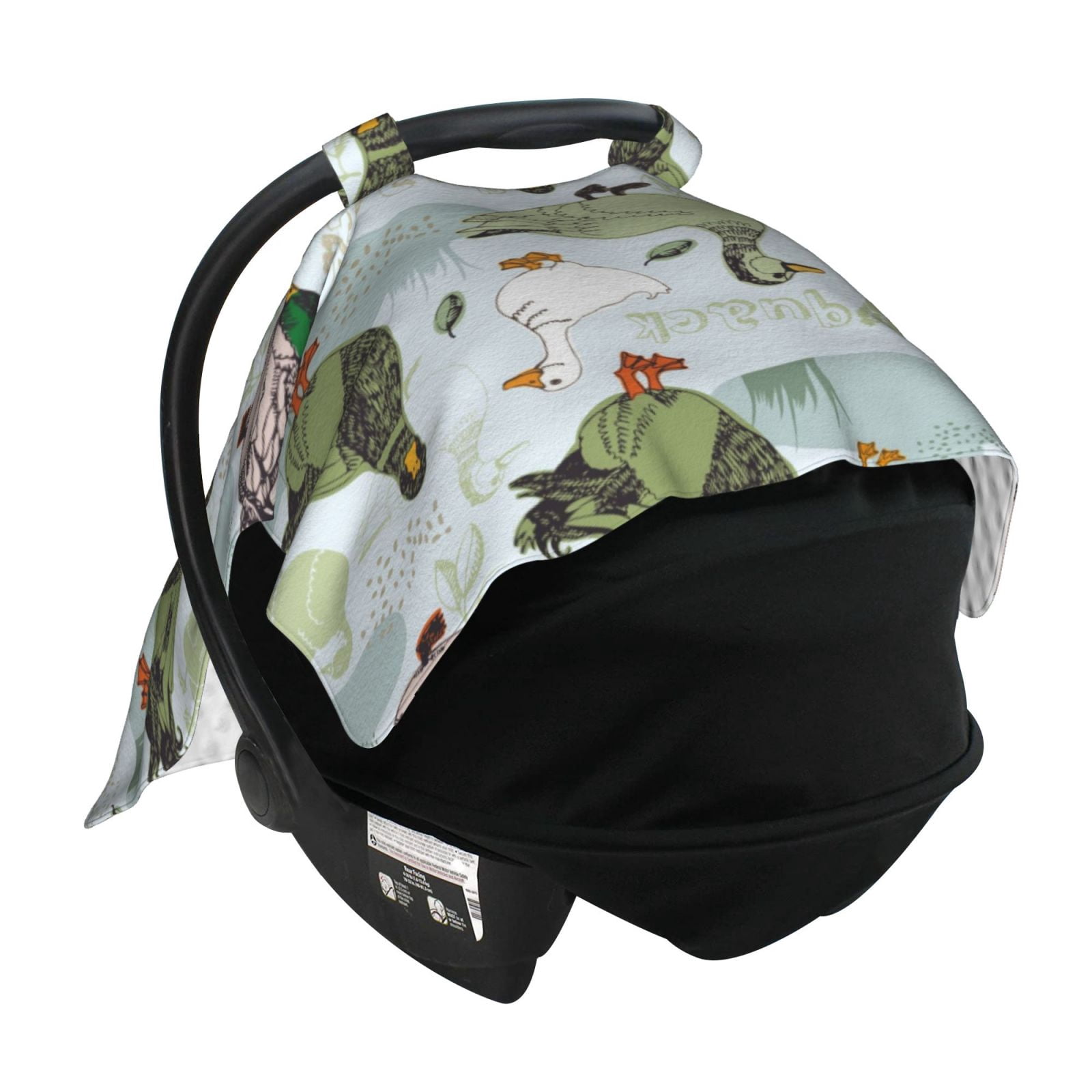 Car Seat Cover Baby - Mallard Ducks Wild Birds Breathable Infant Car Seat Cover for Baby Carseat, Lightweight Comfort Baby Essentials Must Haves Newborn Stuff for Girl Boy