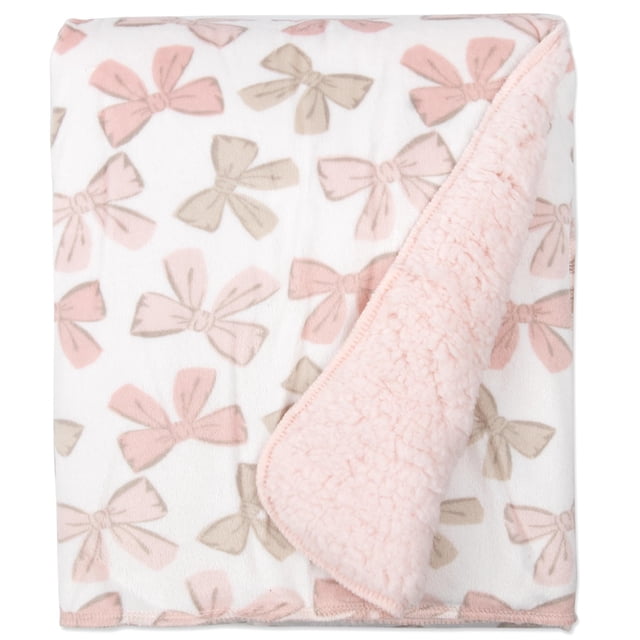 Manta para Bebé Essentials 89x76 cm Reversible Sherpa Fleece