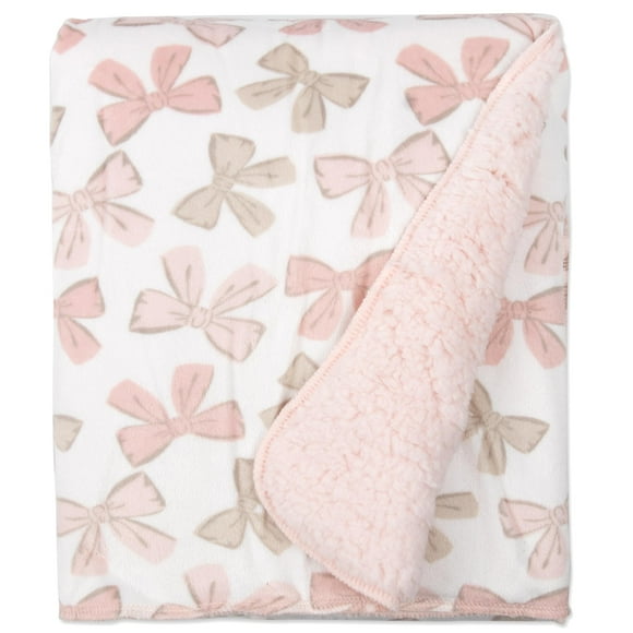 Manta para Bebé Essentials 89x76 cm Reversible Sherpa Fleece