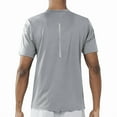 thumbnail image 3 of NORTHYARD Men's Workout Shirts Running Athletic Short Sleeve T-shirts Lightgrey L, 3 of 7