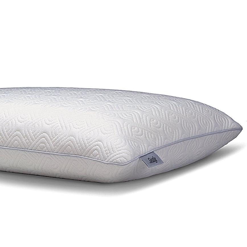 Sealy Memory Foam Bed Pillow with Washable Cover, Standard Size