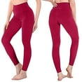 thumbnail image 5 of hotojiny Women's High Waisted Leggings Casual Soft Butt Lifting Yoga Pants Lounge Workout Tights Gym Activewear, 5 of 5