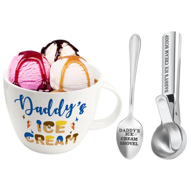 Juego de cuencos para helados Dolficy Daddy's Dishware Bowl