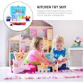 thumbnail image 4 of Shisuyan Simulation House Play Toys Light Green 1Set 15.7X7.1In Plastic, 4 of 9