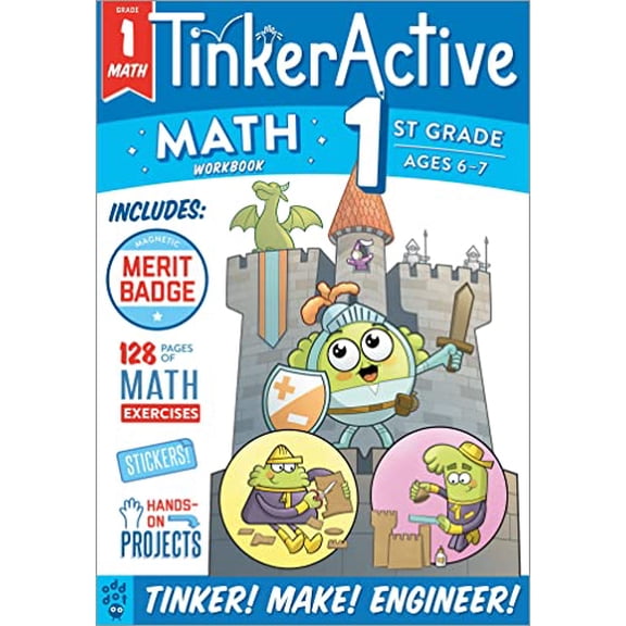 Pre-Owned Tinkeractive Workbooks: 1st Grade Math (Paperback) 1250307228 9781250307224