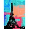 thumbnail image 4 of Stephen Chambers 19x24 Black Ornate Wood Framed With Double Matting Wall Art Titled - Eiffel 2, 4 of 6