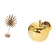 thumbnail image 5 of Escultura de hoja de metal, figura de fruta, artesanía nórdica, adorno creativo, estatua abstracta de cerámica para mesa, fiesta, hogar, porches, rest, 5 of 8