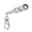 M silver, variant on Ratcheting Spanner Metal 180 Degree Rotatable Adjustable Wrench Foldable Car Auto Tuning Accessories