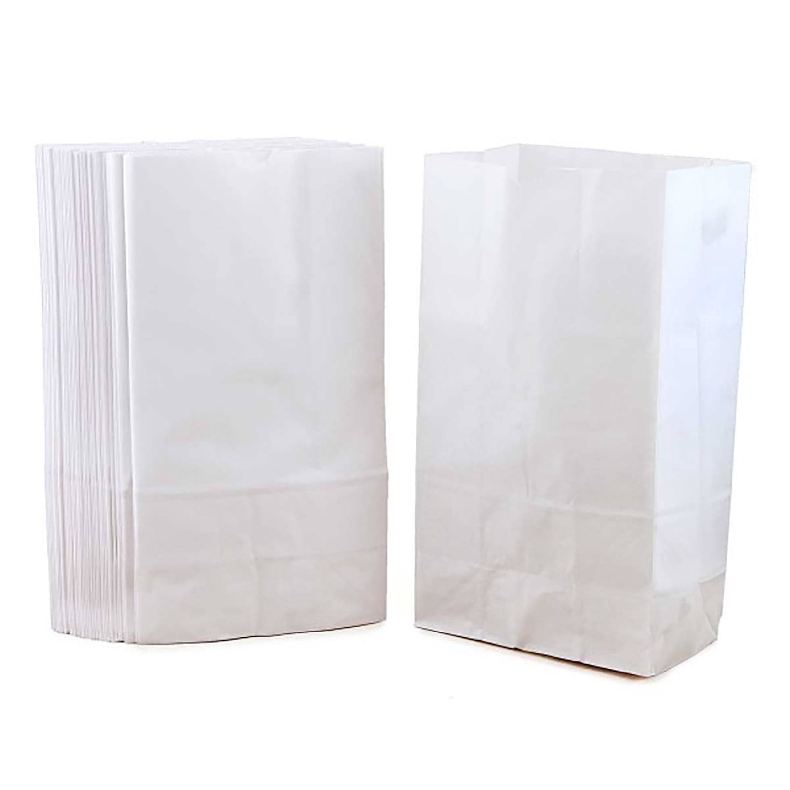 Hygloss White Gift Bags, 100 Count