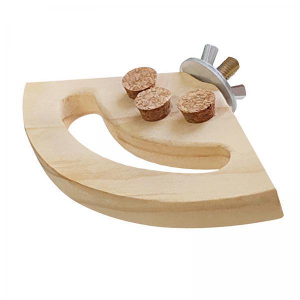 Serenable 2xParrot Perch Chewing Toy Easy to Clean Pet Supplies Playing Bird Shelf Stand 2 Pcs