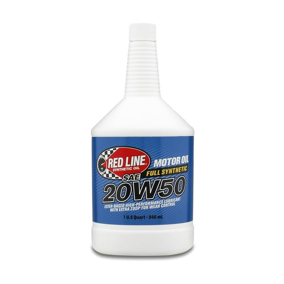 Red Line Oil Oil 12504 SAE 20W-50; Synthetic; 1 Quart Bottle; Single; 2 Cycle