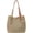 Khaki, variant on CoCopeaunts Women's Canvas Shoulder Bag Leisure Tote Bag Large Capacity Messenger Bag Hobo Bag Stylish Handbag for Shopping Travel