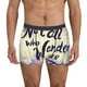 thumbnail image 1 of Balery Not All Those Who Wander Are Lost Calzoncillos bóxer para hombre, ropa interior de algodón suave y transpirable con cinturilla de nailon-X-Large, 1 of 5