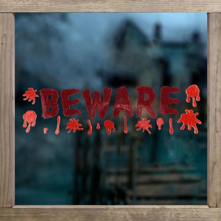 Scream Machine Beware Window Stickers | Walmart Canada