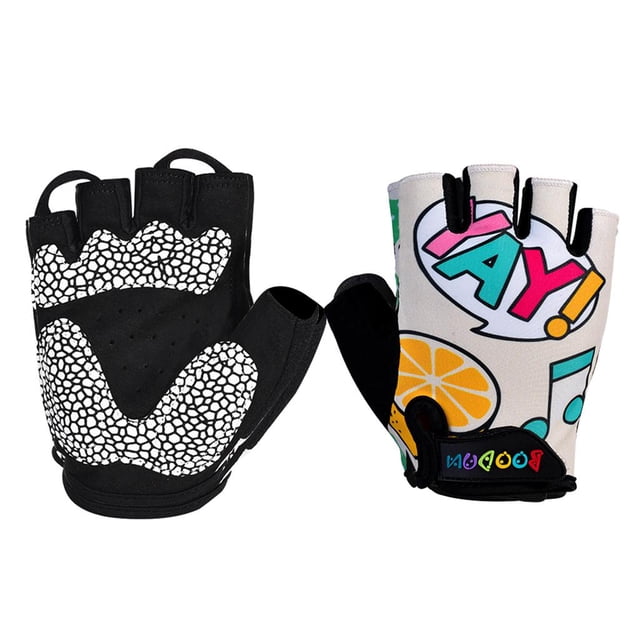 Guantes de deportes de equitación al aire libre Zulema Corto para niños Mitad de guantes