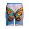 thumbnail image 5 of Fotbe Oil Painting Beautiful Butterfly Pajama Shorts for Men, Men's Pajama Bottoms, Sleepwear,Short Pajama Pants-X-Large, 5 of 9