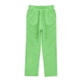 thumbnail image 7 of Girls Sweatsuit Fashion 2 Piece Hoodie and Sweatpants Set 5-14 Years Hooded Sweatshirts and Wide Leg Joggers Warm Tracksuit with Pockets, 7 of 7