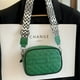 thumbnail image 4 of Bolsa de hombro de piel de vaca de primera capa, bandolera con letras de moda para el trabajo (verde) Ndcxsfigh Para Estrenar, 4 of 9