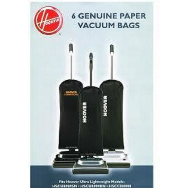 Hoover Ultra Lightweight Upright Allergen Filtration Vacuum Bags 6 Pk