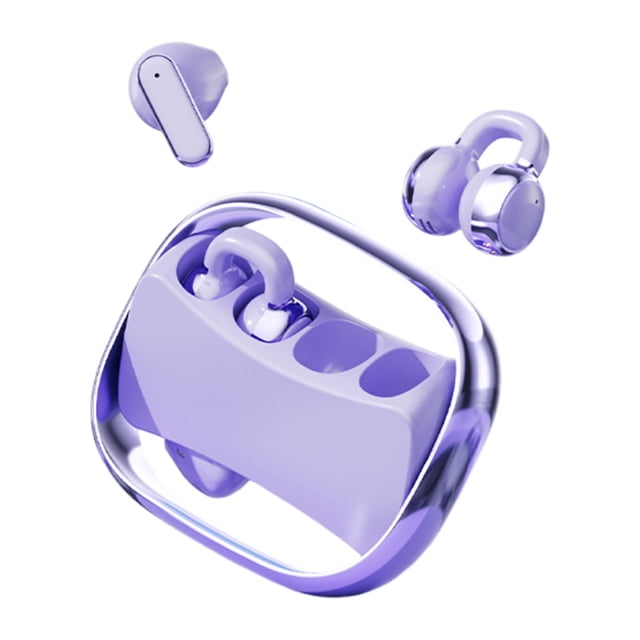 Auriculares inalámbricos 2 en 1 con clip y oreja abierta, sonido HIFI 5.4, baja latencia, micrófono integrado, ligeros para deporte, entrenamiento, gimnasio y correr