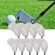 thumbnail image 3 of Cubiertas para la cabeza de palos de golf Accesorios de rescate híbridos Cinta mágica Etiqueta de números intercambiables para palos de protección de blanco Macarena Conductor de cubiertas de cabeza de golf, 3 of 8