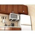 thumbnail image 2 of MKHSQHDG Today's Deals Stainless Steel Microwave Oven Rack Wall Rack Universal Microwave Oven Rack, 2 of 8